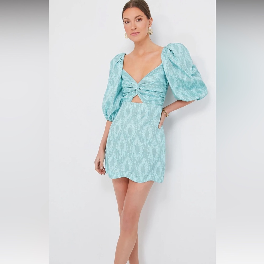 Alexis blue Mini dress in size Small